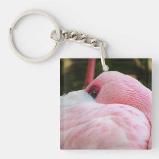 Flamingo key ring