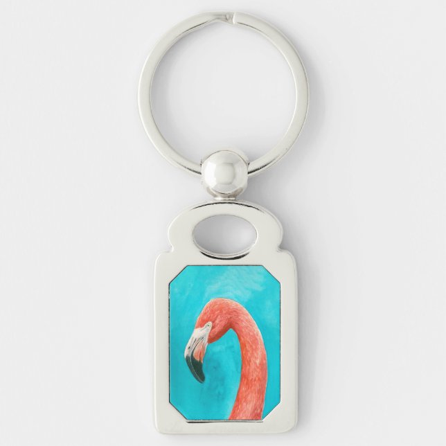 Flamingo Key Ring (Front)