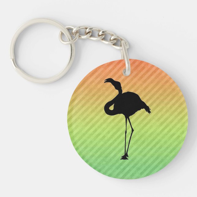 Flamingo Key Ring (Front)