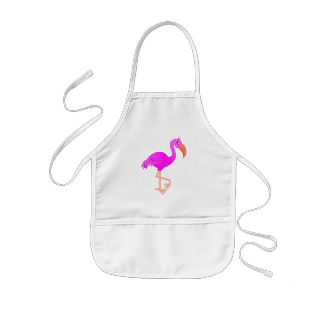 Flamingo Kids' Apron (Front)