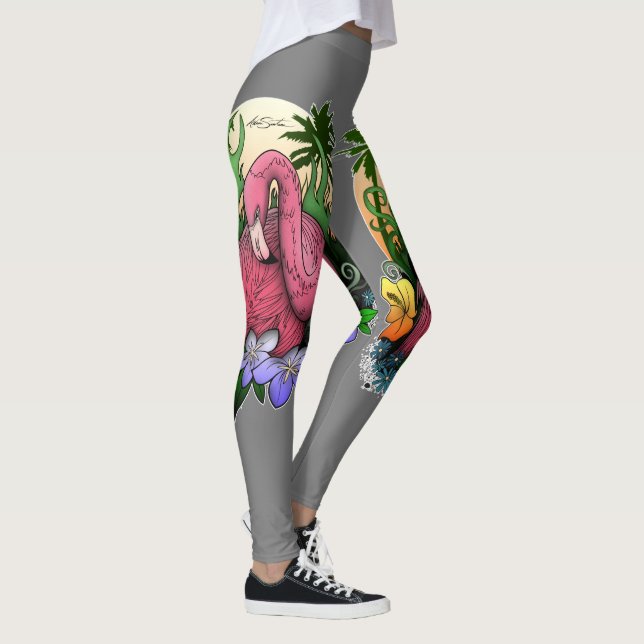Flamingo  leggings (Right)