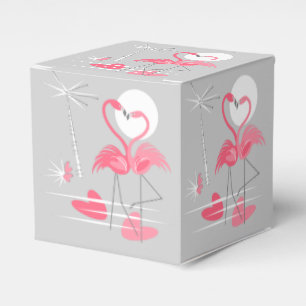 Flamingo Love favour box classic