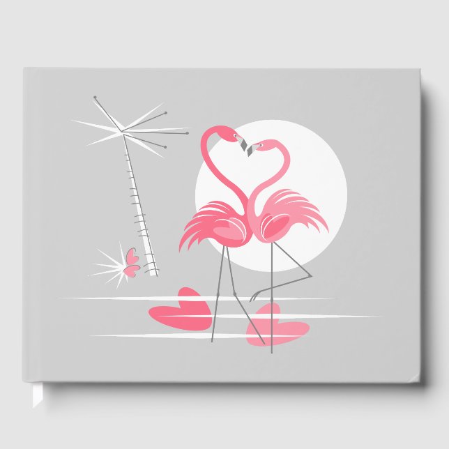 Flamingo Love guest book (Front)