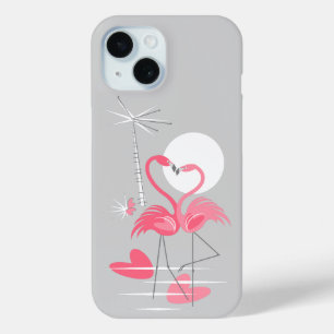 Flamingo Love iPhone case