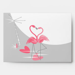 Flamingo Love Large Moon envelope