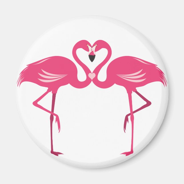 Flamingo Love Magnet (Front)