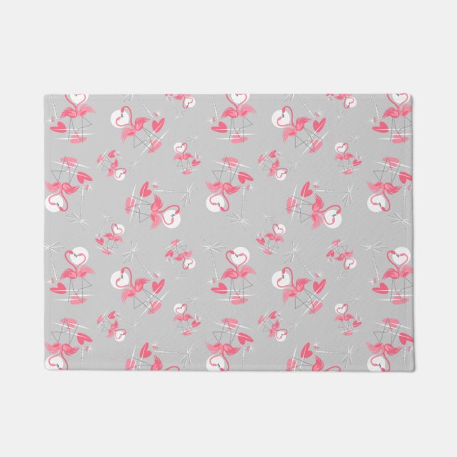 Flamingo Love Multi doormat (Front)