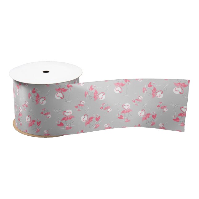 Flamingo Love Multi ribbon satin (Spool)