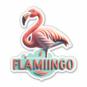 Flamingo Love Stick It with Flair