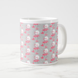 Flamingo Love Tiled mug jumbo