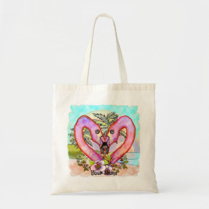 Flamingo Love  Tote Bag