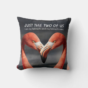 FLAMINGO Love Valentine Couple JUST THE TWO OF US Cushion