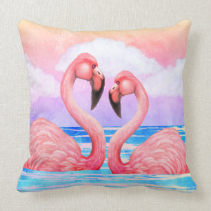 Flamingo Lovers Cushion