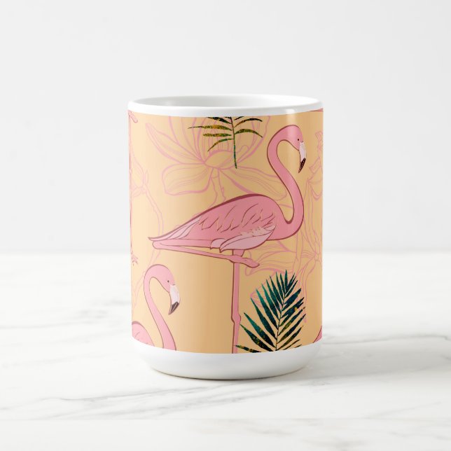 Flamingo Mug Golden Yellow & Pink (Center)