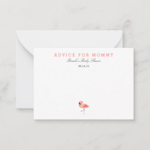 Flamingo Mummy Advice Cards