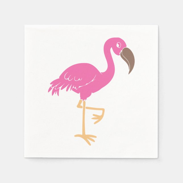 Flamingo Napkin (Front)