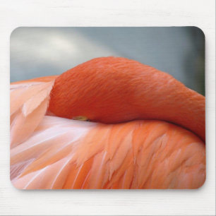 Flamingo Napping Mouse Pad