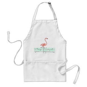 Flamingo Ocean apron