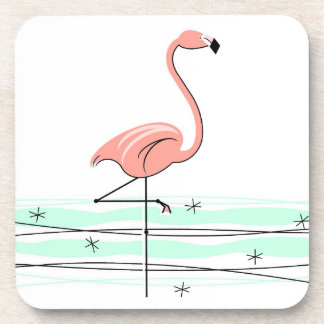 Flamingo Ocean coasters plastic