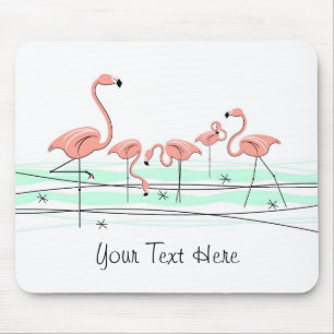 Flamingo Ocean Group "Text" mousepad