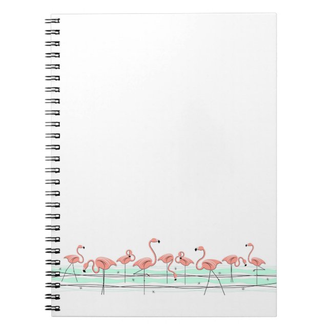 Flamingo Ocean Line notebook (Front)