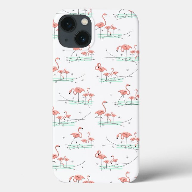 Flamingo Ocean Multi iPad Mini case (Back)