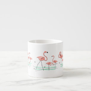 Flamingo Ocean Multi Large espresso mug