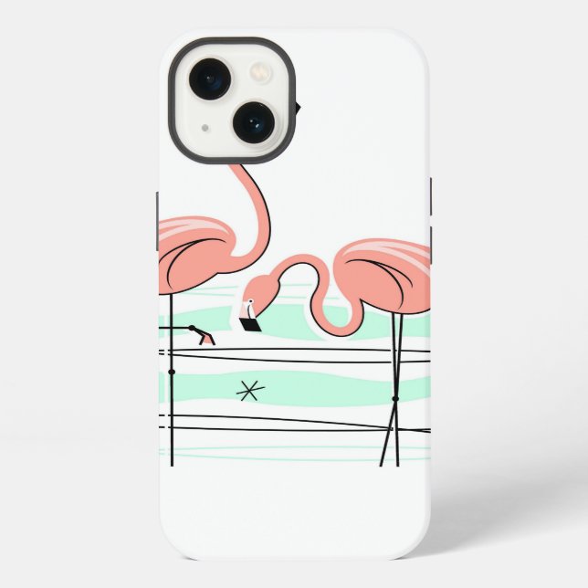 Flamingo Ocean Pair iPad case (Back)