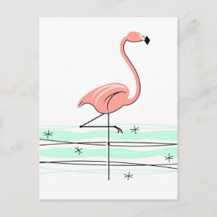 Flamingo Ocean postcard