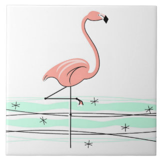 Flamingo Ocean tile