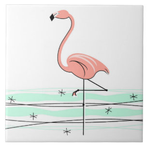 Flamingo Ocean tile reverse