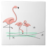 Flamingo Ocean Trio 4 tile