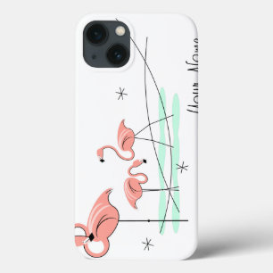 Flamingo Ocean Trio 'Name' iPad Mini case