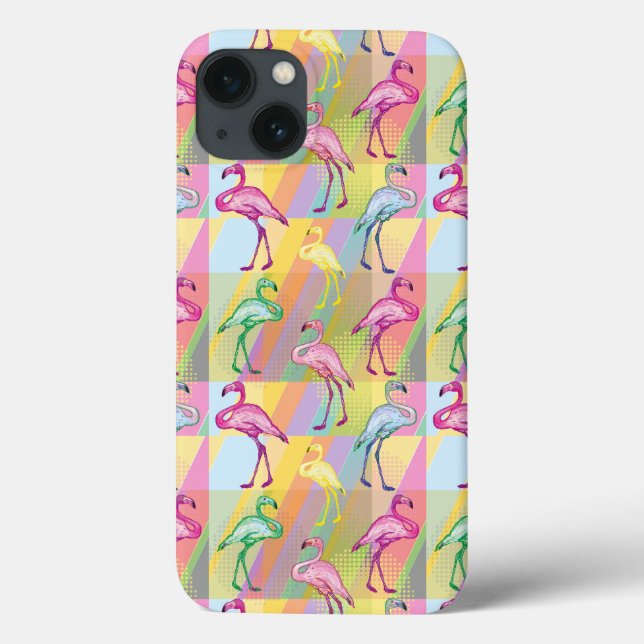 Flamingo Parade Case-Mate iPhone Case (Back)