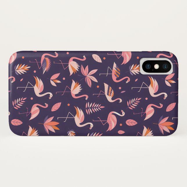 Flamingo Paradise Pattern Case-Mate iPhone Case (Back (Horizontal))