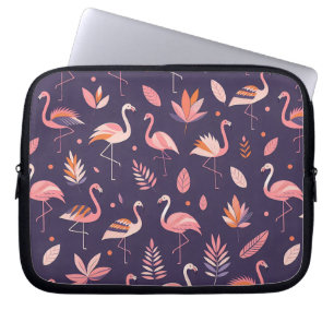 Flamingo Paradise Pattern Laptop Sleeve