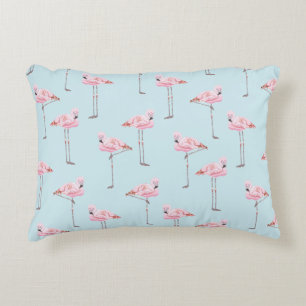 FLAMINGO PARK PINK AND BLUE FLAMINGO Cushion
