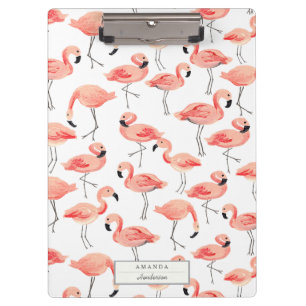 Flamingo Party Clipboard
