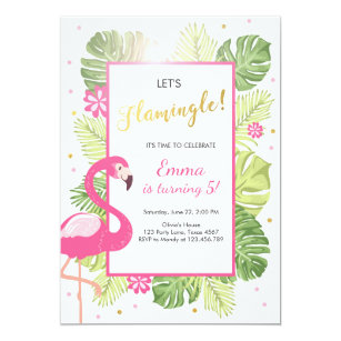 flamingo invitations announcements zazzle au