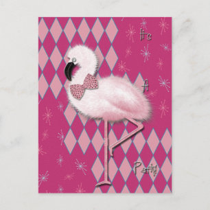 Flamingo Party Invitations