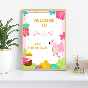 Flamingo Party Signs