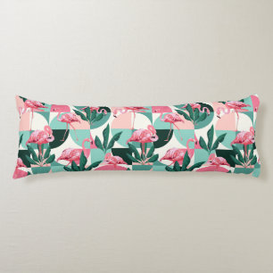 Flamingo Pattern Body Pillow