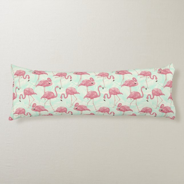 Flamingo Pattern body pillows (Front)