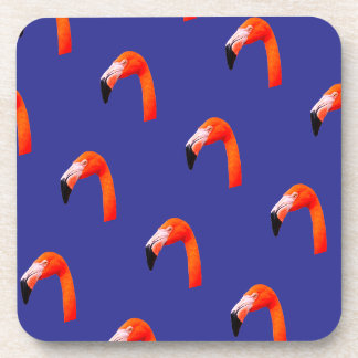 Flamingo-Pattern Coaster