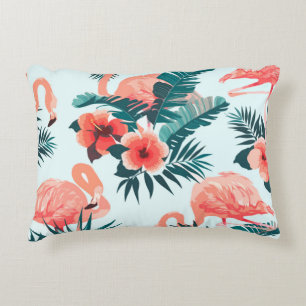 Flamingo Pattern Decorative Cushion
