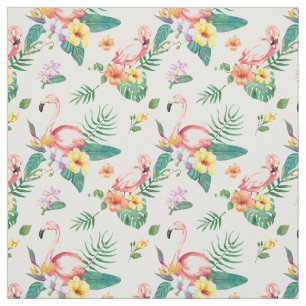Flamingo pattern fabric