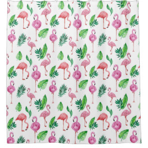 Flamingo Pattern Shower Curtain