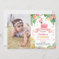 Flamingo Pineapple Birthday Party Photo