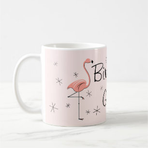 Flamingo Pink 'Birthday Girl!' mug