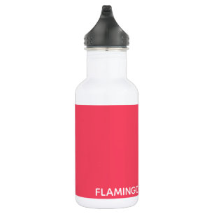 Flamingo pink colour name 532 ml water bottle